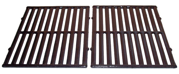 2-Pack Part Number 68252 Matte Cast Iron Cooking Grid Compatible Replacement