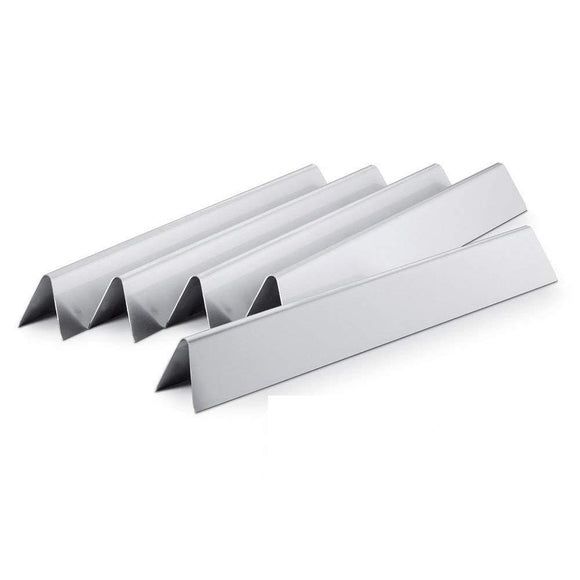 5-Pack Weber GENESIS SILVER A LP SWE IN MICA COLORS (2002-2003) Stainless Steel Flavorizer Bars Compatible Replacement