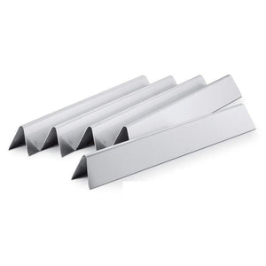 5-Pack Weber GENESIS SILVER A NG SWE MICA COLORS (2002-2003) Stainless Steel Flavorizer Bars Compatible Replacement